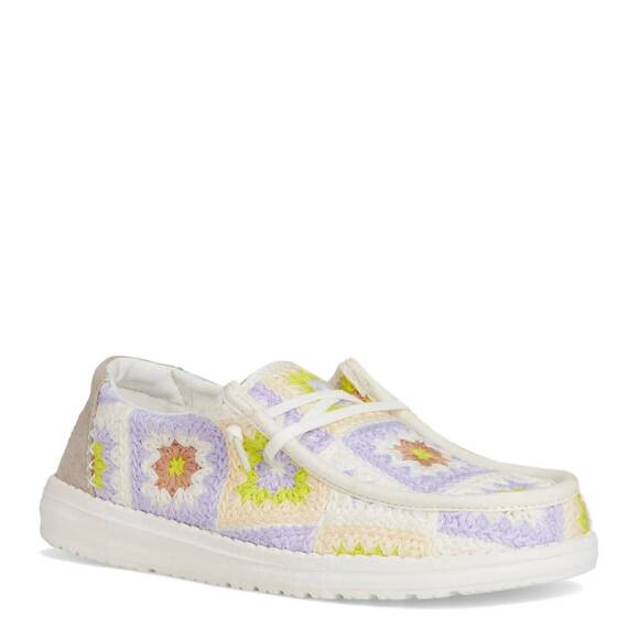 HEY DUDE Shoes - NEW HEY DUDE women's wendy cottage crochet slip-on shoes